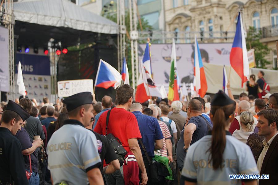 CZECH REPUBLIC-PRAGUE-SPD-RALLY