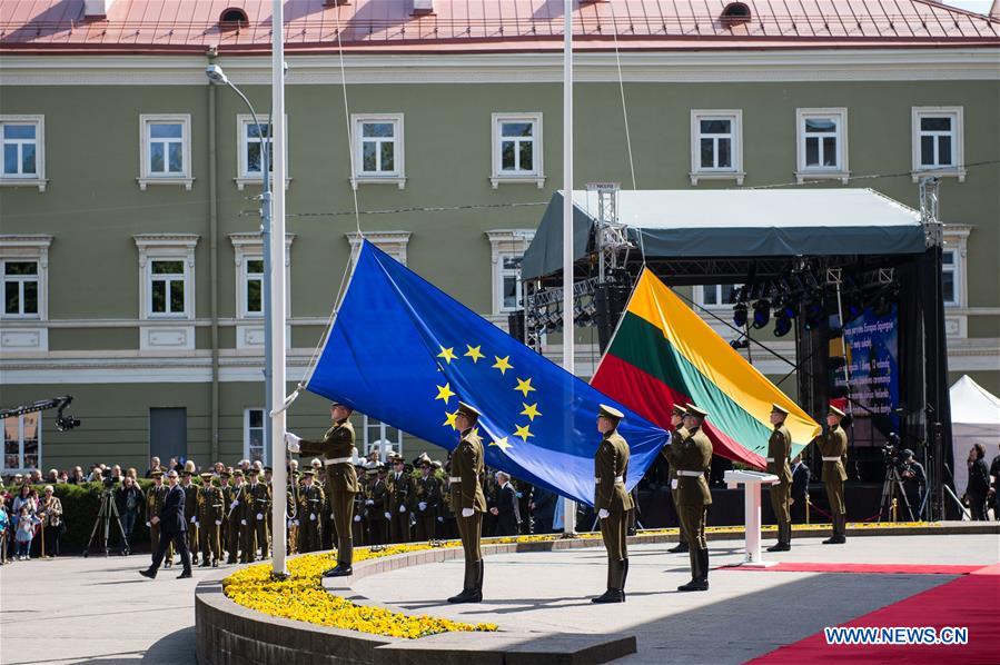 LITHUANIA-VILNIUS-EU MEMBERSHIP-ANNIVERSARY