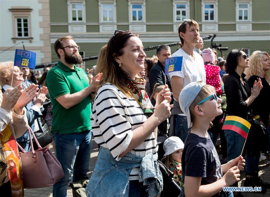 LITHUANIA-VILNIUS-EU MEMBERSHIP-ANNIVERSARY