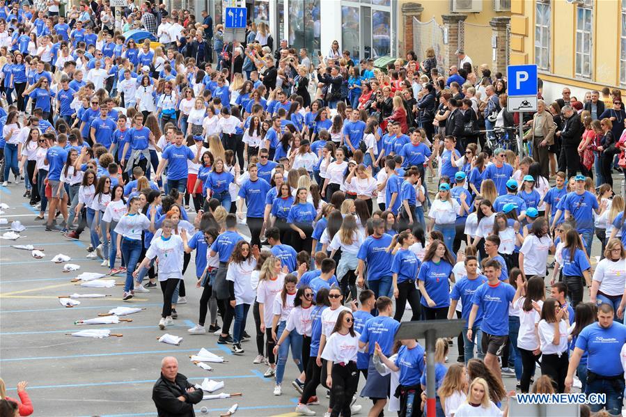 CROATIA-ZADAR-SCHOOL CRAZY DAY