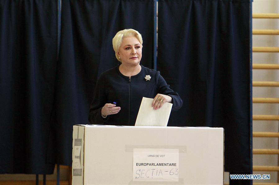 ROMANIA-BUCHAREST-EUROPEAN PARLIAMENT-ELECTION