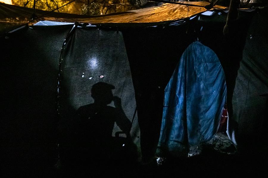 GREECE-SAMOS-REFUGEE CAMP