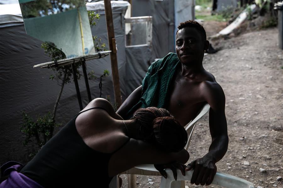 GREECE-SAMOS-REFUGEE CAMP