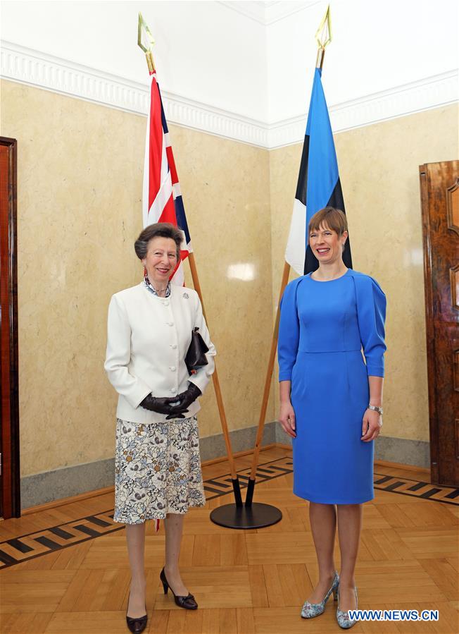 ESTONIA-TALLINN-PRESIDENT-PRINCESS-BRITAIN-MEETING