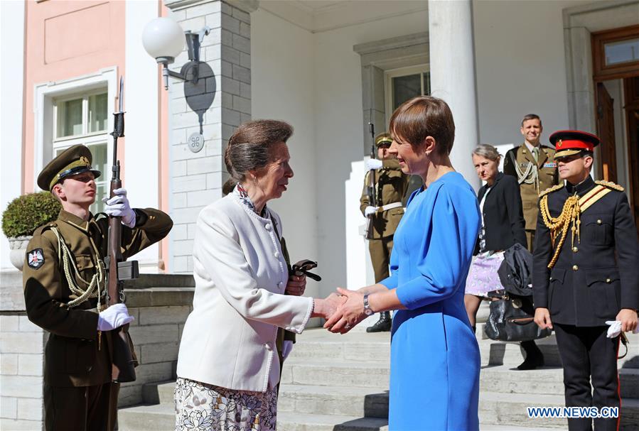 ESTONIA-TALLINN-PRESIDENT-PRINCESS-BRITAIN-MEETING