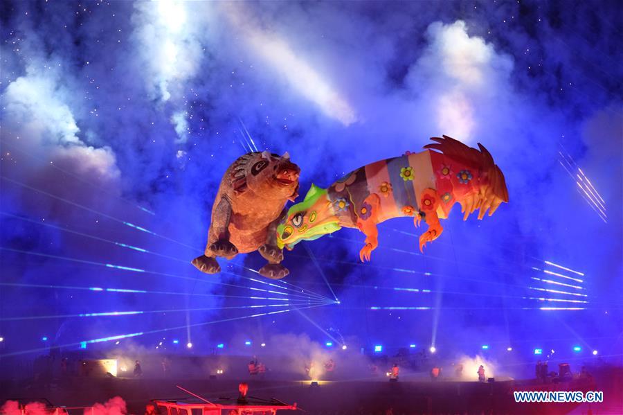 POLAND-KRAKOW-DRAGON PARADE