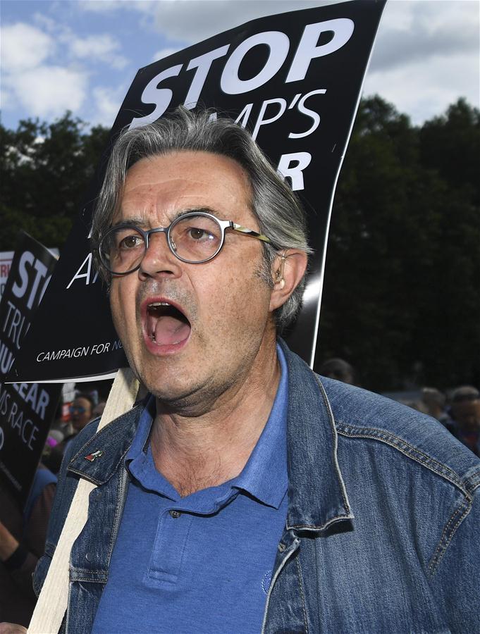 BRITAIN-LONDON-U.S.-TRUMP-PROTEST