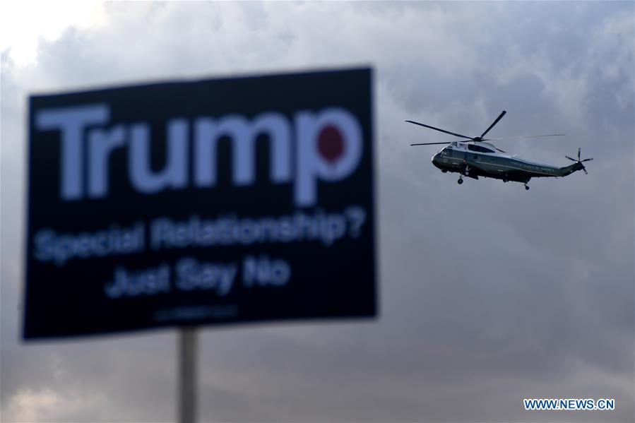BRITAIN-LONDON-U.S.-TRUMP-PROTEST