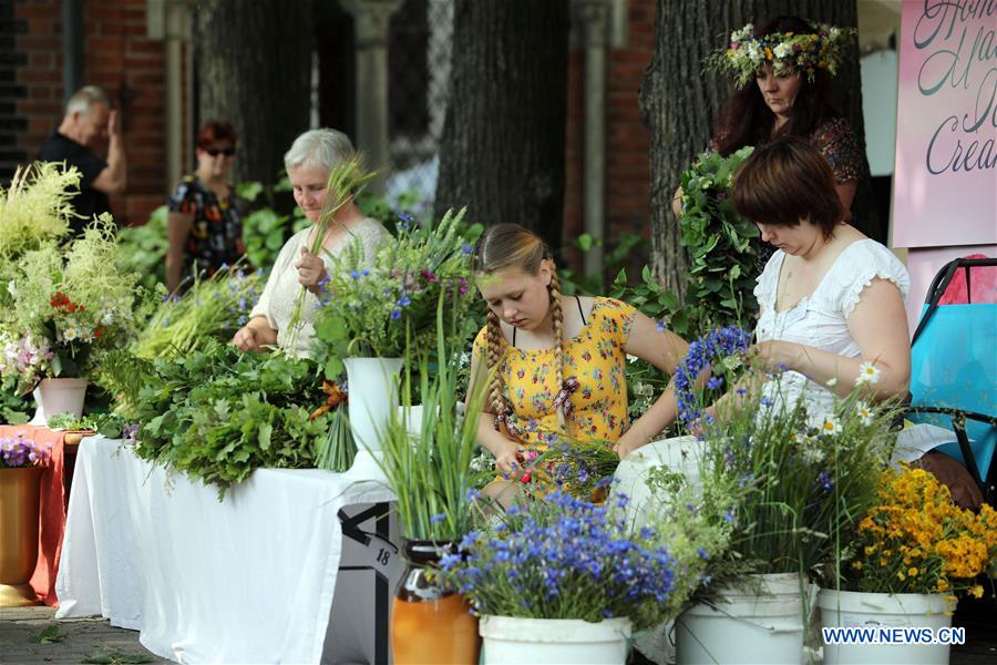 LATVIA-RIGA-MIDSUMMER FESTIVAL LIGO MARKET