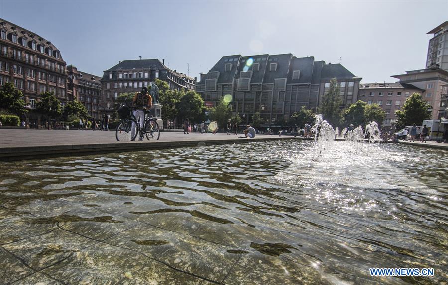 FRANCE-STRASBOURG-HEAT WAVE