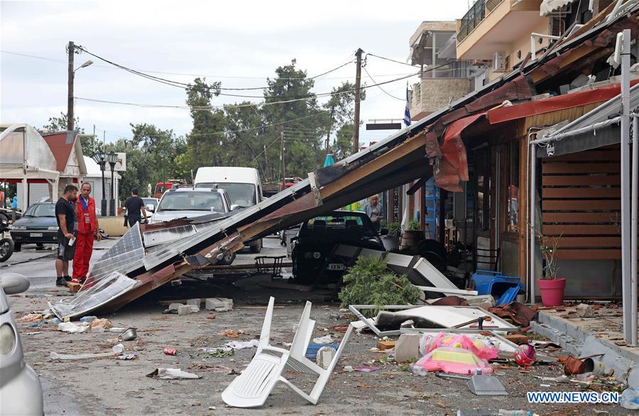 GREECE-HALKIDIKI-HEAVY STORM-AFTERMATH