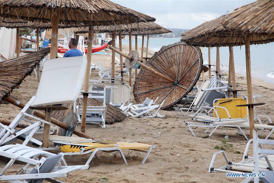 GREECE-HALKIDIKI-HEAVY STORM-AFTERMATH