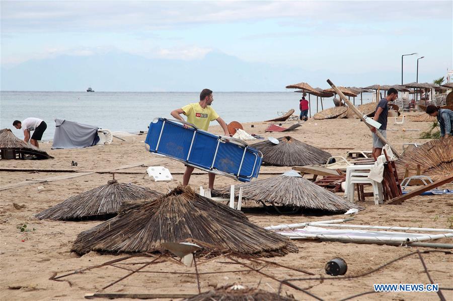 GREECE-HALKIDIKI-HEAVY STORM-AFTERMATH