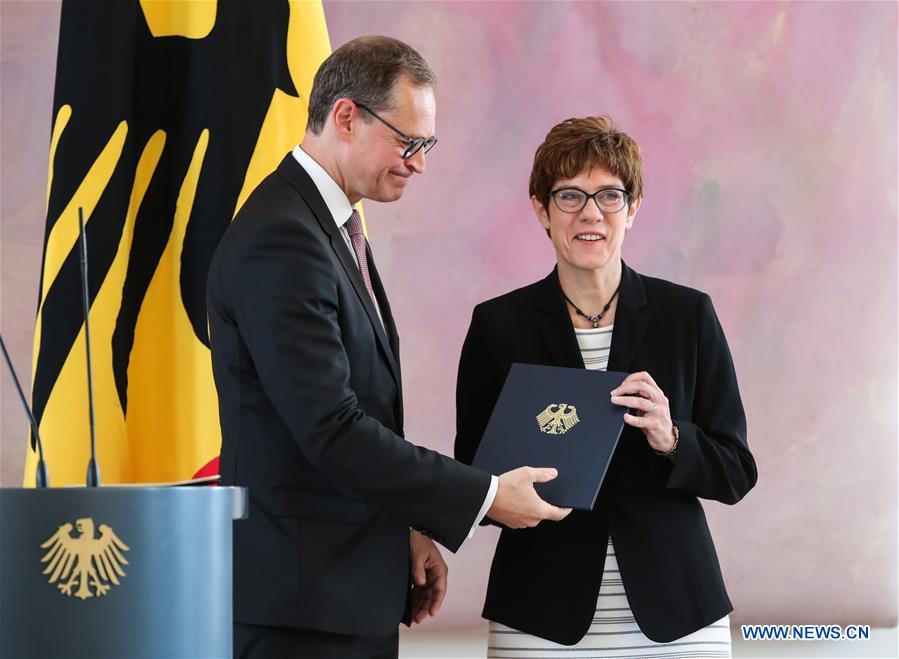 GERMANY-BERLIIN-KRAMP-KARRENBAUER-DEFENSE MINISTER-INAUGURATION