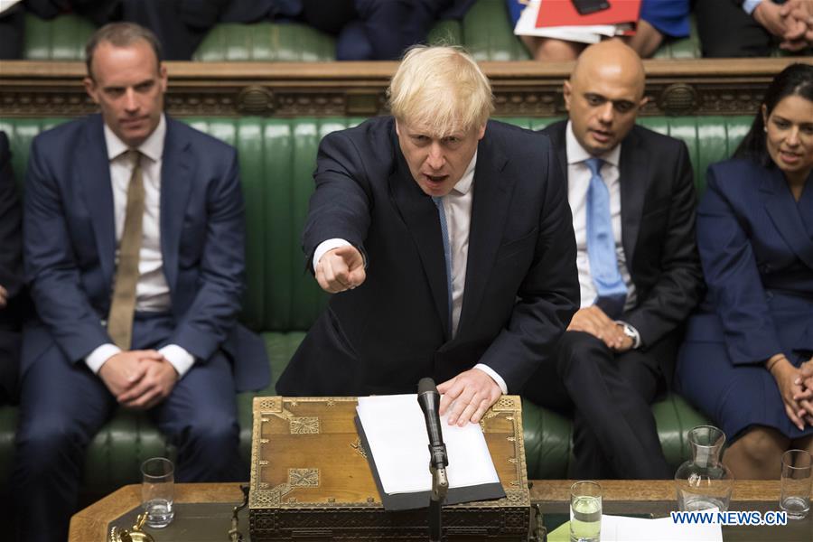 BRITAIN-LONDON-BORIS JOHNSON-HOUSE OF COMMONS-STATEMENT