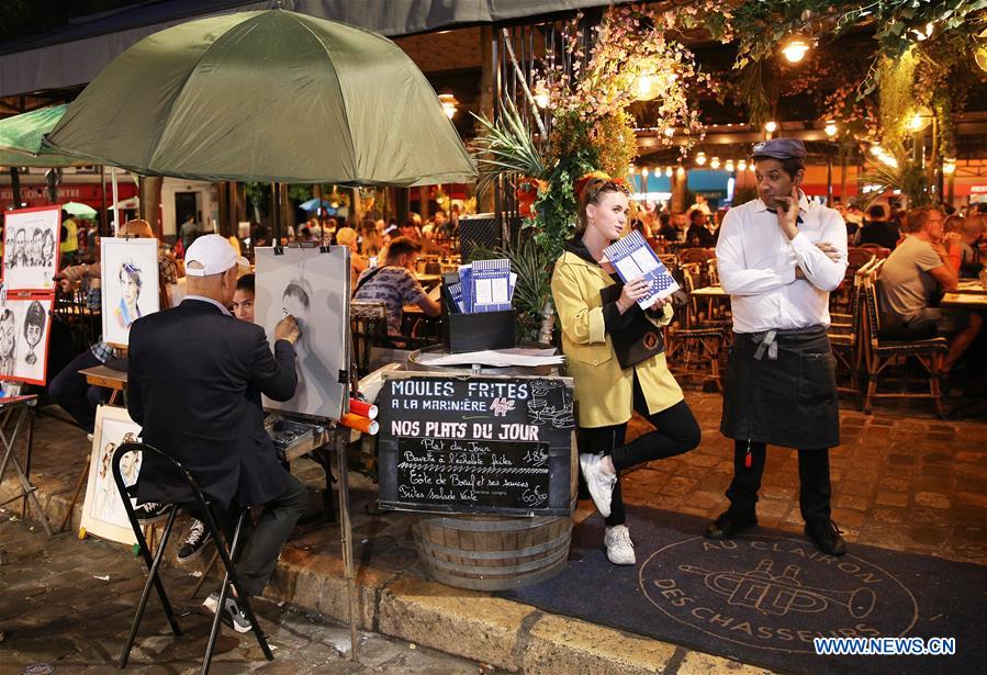 FRANCE-PARIS-MONTMARTRE-NIGHT
