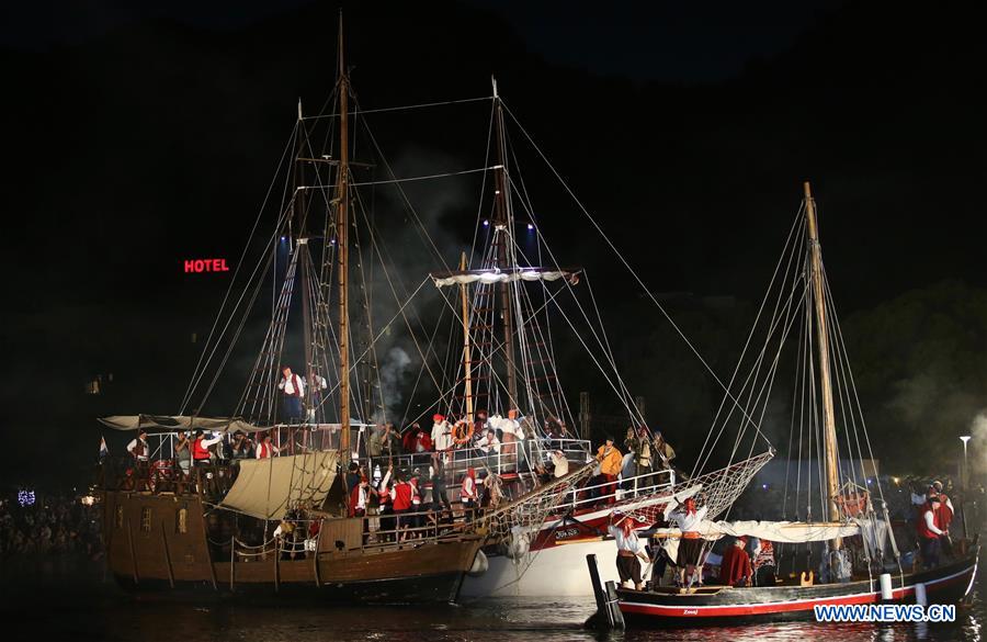 CROATIA-OMIS-PIRATE BATTLE-REENACTMENT