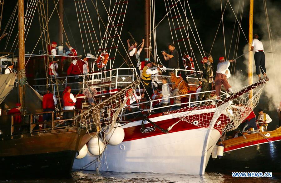 CROATIA-OMIS-PIRATE BATTLE-REENACTMENT