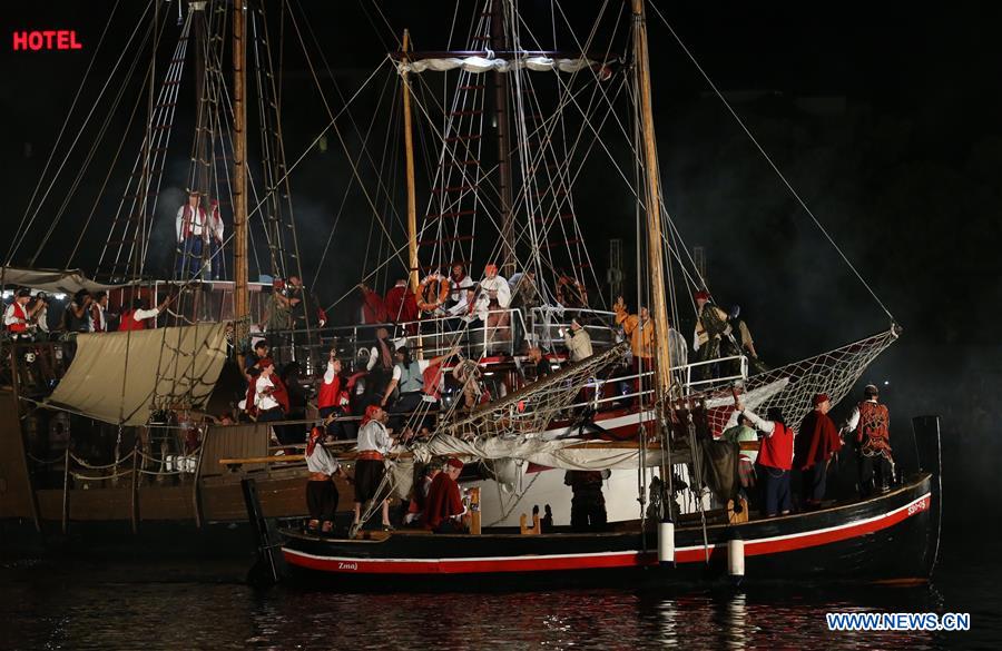 CROATIA-OMIS-PIRATE BATTLE-REENACTMENT