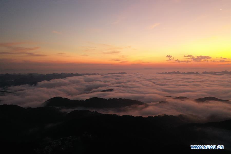 CHINA-GUANGXI-TIANDONG-SEA OF CLOUDS (CN)