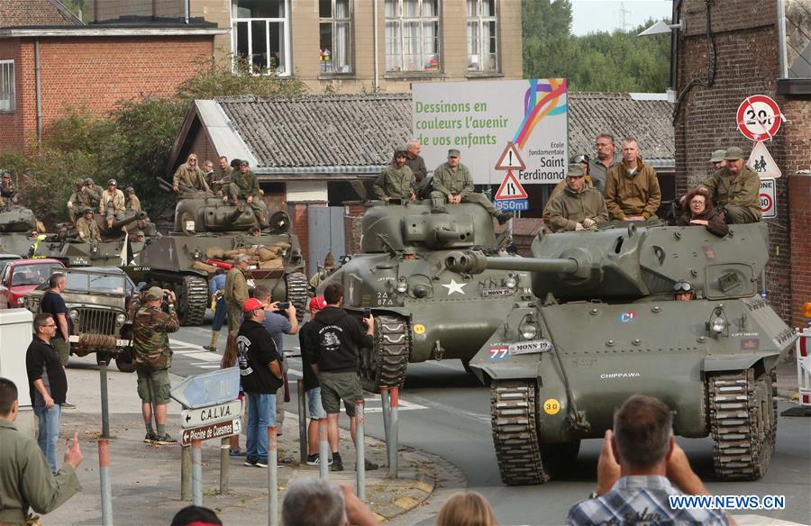 BELGIUM-MONS-WWII-LIBERATION-ANNIVERSARY