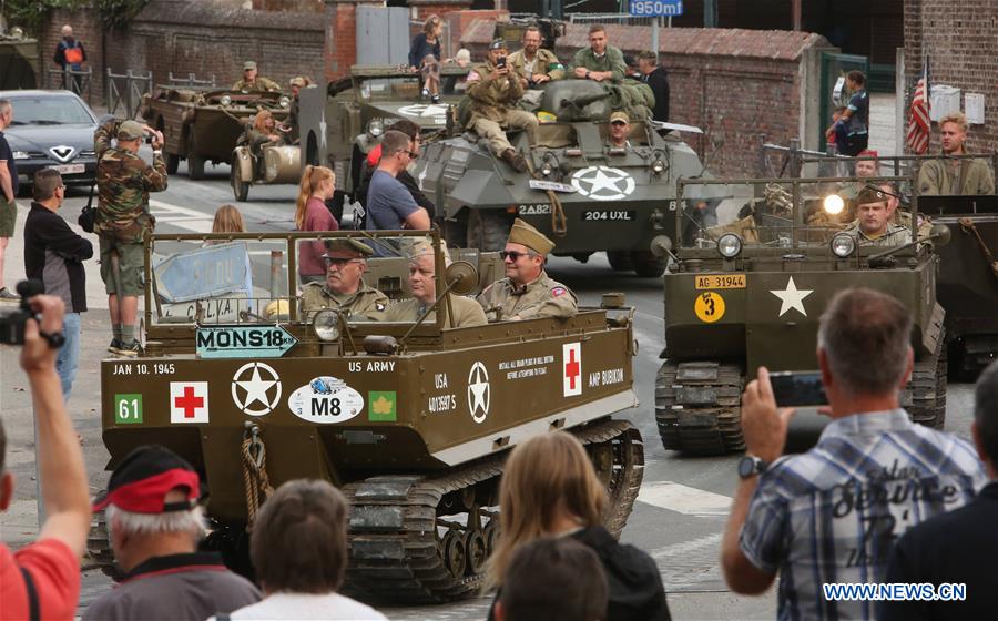 BELGIUM-MONS-WWII-LIBERATION-ANNIVERSARY
