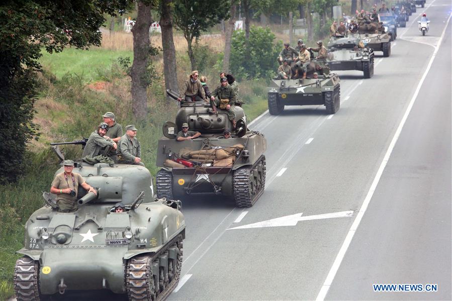 BELGIUM-MONS-WWII-LIBERATION-ANNIVERSARY