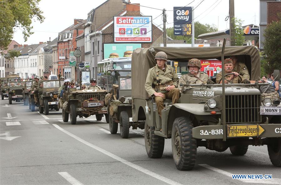 BELGIUM-MONS-WWII-LIBERATION-ANNIVERSARY