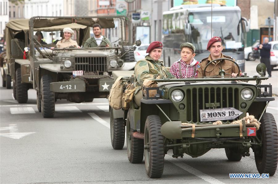 BELGIUM-MONS-WWII-LIBERATION-ANNIVERSARY