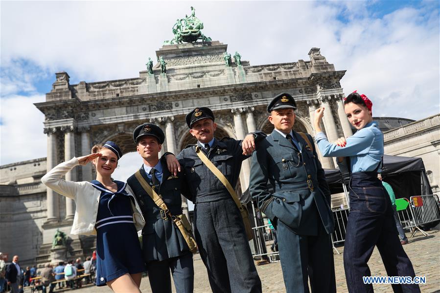 BELGIUM-BRUSSELS-WWII-LIBERATION-CELEBRATIONS