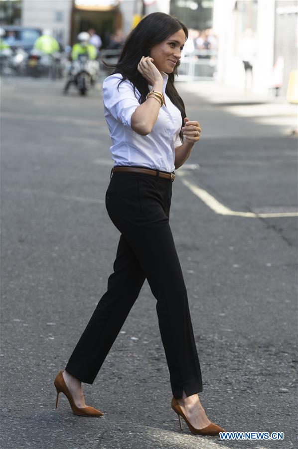 BRITAIN-LONDON-DUCHESS OF SUSSEX-SMART WORKS CAPSULE COLLECTION-LAUNCH