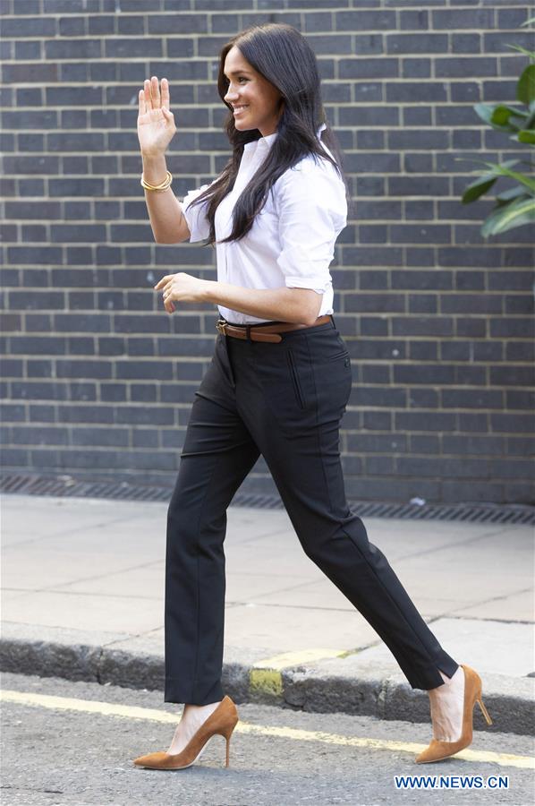 BRITAIN-LONDON-DUCHESS OF SUSSEX-SMART WORKS CAPSULE COLLECTION-LAUNCH