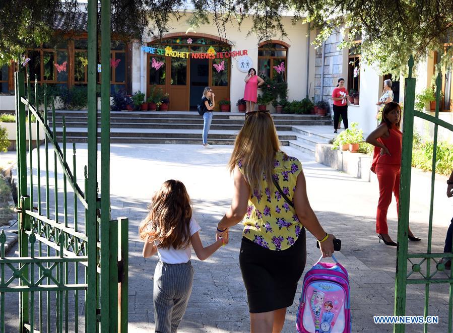 ALBANIA-TIRANA-NEW SCHOOL YEAR-START