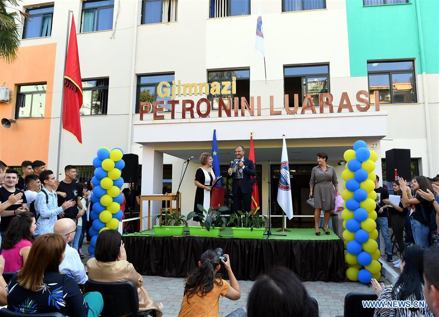 ALBANIA-TIRANA-NEW SCHOOL YEAR-START