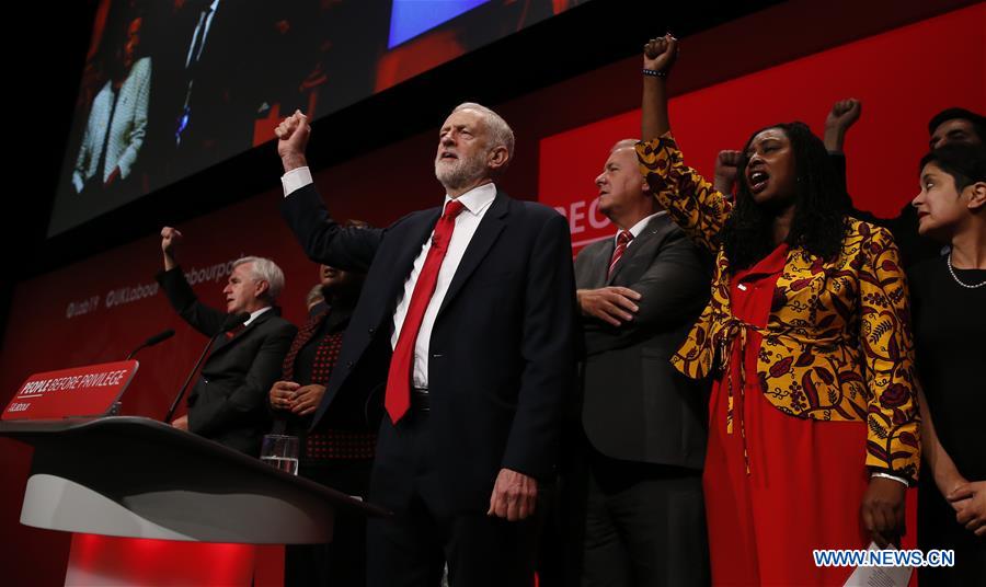 BRITAIN-BRIGHTON-LABOUR PARTY-ANNUAL CONFERENCE-LEADER'S SPEECH