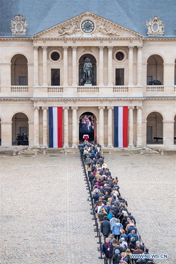 FRANCE-PARIS-JACQUES CHIRAC-CONDOLENCE