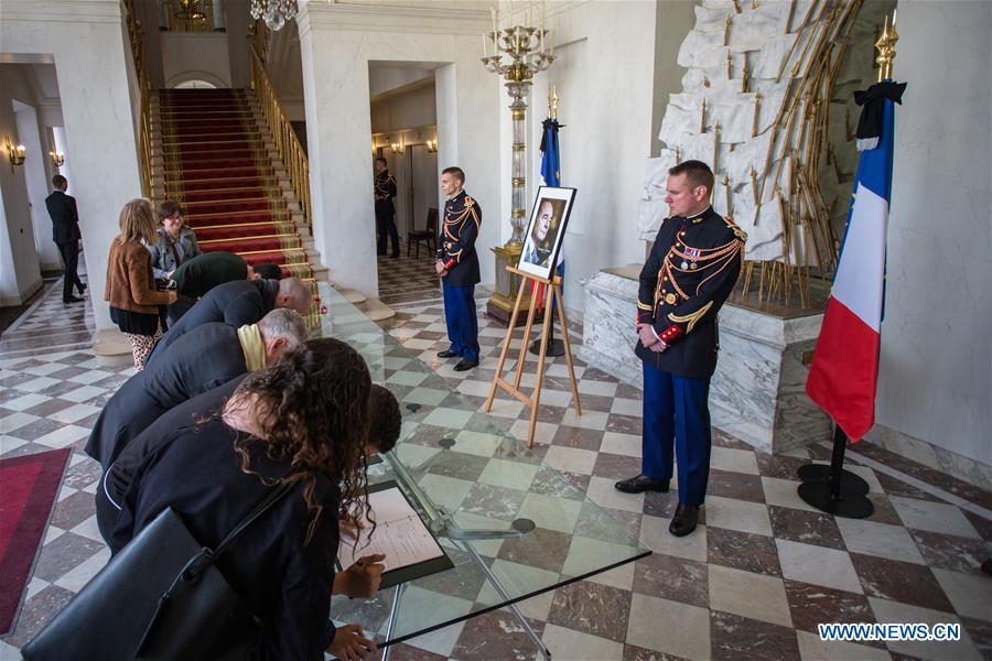 FRANCE-PARIS-JACQUES CHIRAC-CONDOLENCE
