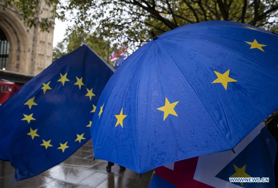 BRITAIN-LONDON-BREXIT DEAL-DEMONSTRATION