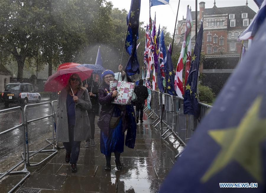 BRITAIN-LONDON-BREXIT DEAL-DEMONSTRATION