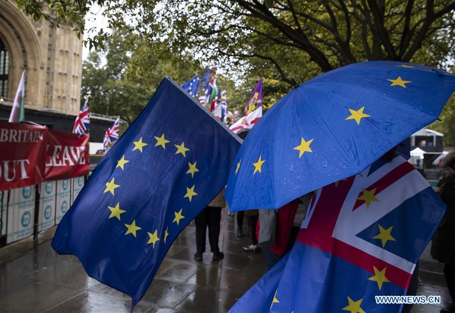 BRITAIN-LONDON-BREXIT DEAL-DEMONSTRATION