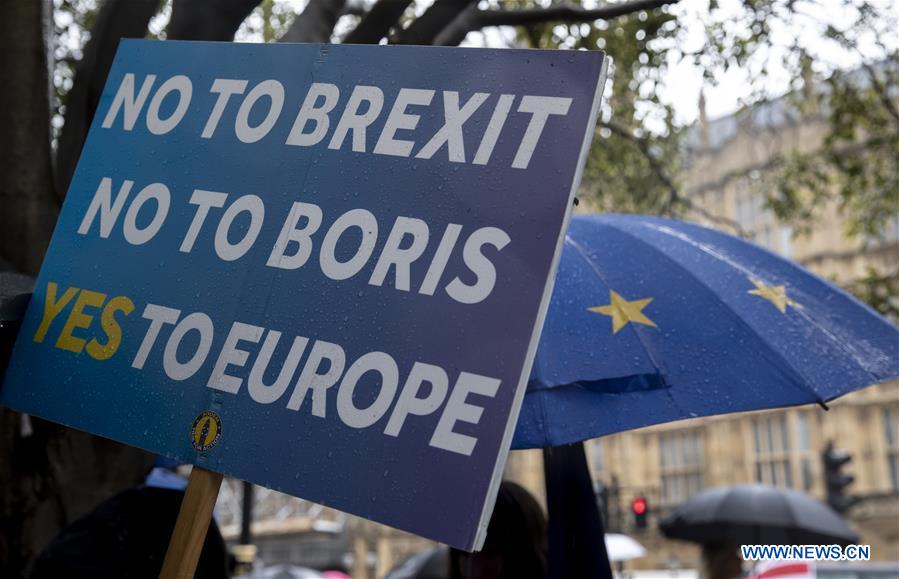 BRITAIN-LONDON-BREXIT DEAL-DEMONSTRATION