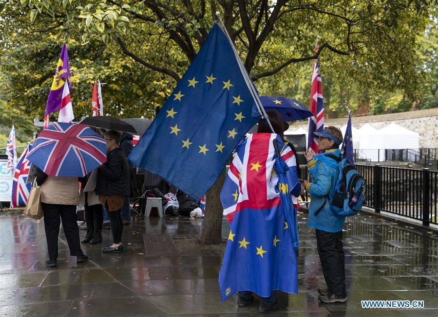 BRITAIN-LONDON-BREXIT DEAL-DEMONSTRATION