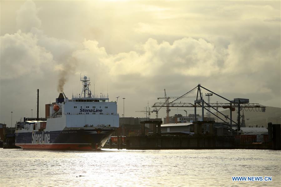 UK-BELFAST-BREXIT DEAL