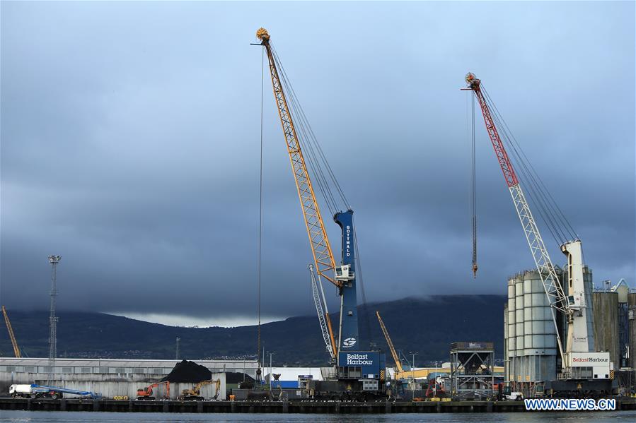 UK-BELFAST-BREXIT DEAL