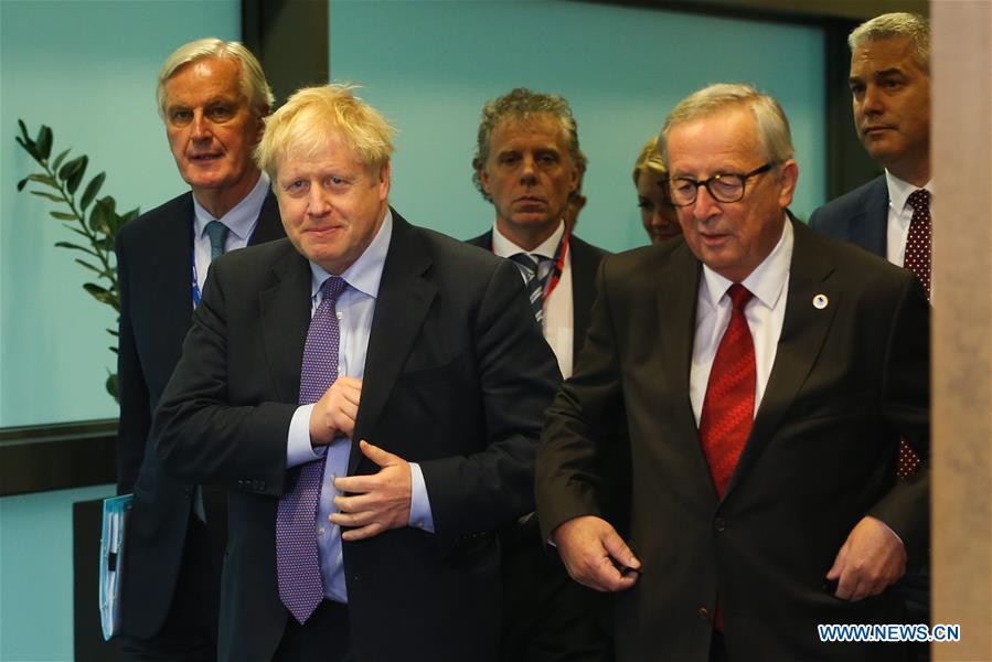 BELGIUM-BRUSSELS-EU-BREXIT-PRESS CONFERENCE