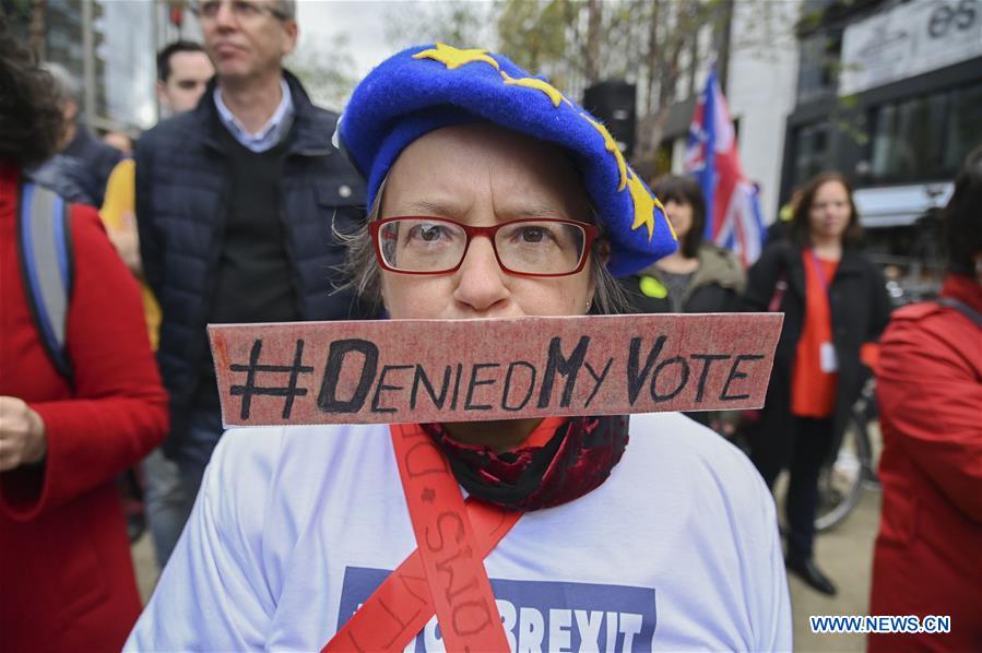 BELGIUM-BRUSSELS-BREXIT-DEMONSTRATION