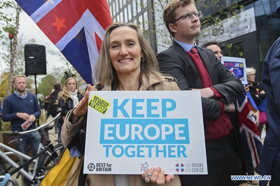 BELGIUM-BRUSSELS-BREXIT-DEMONSTRATION
