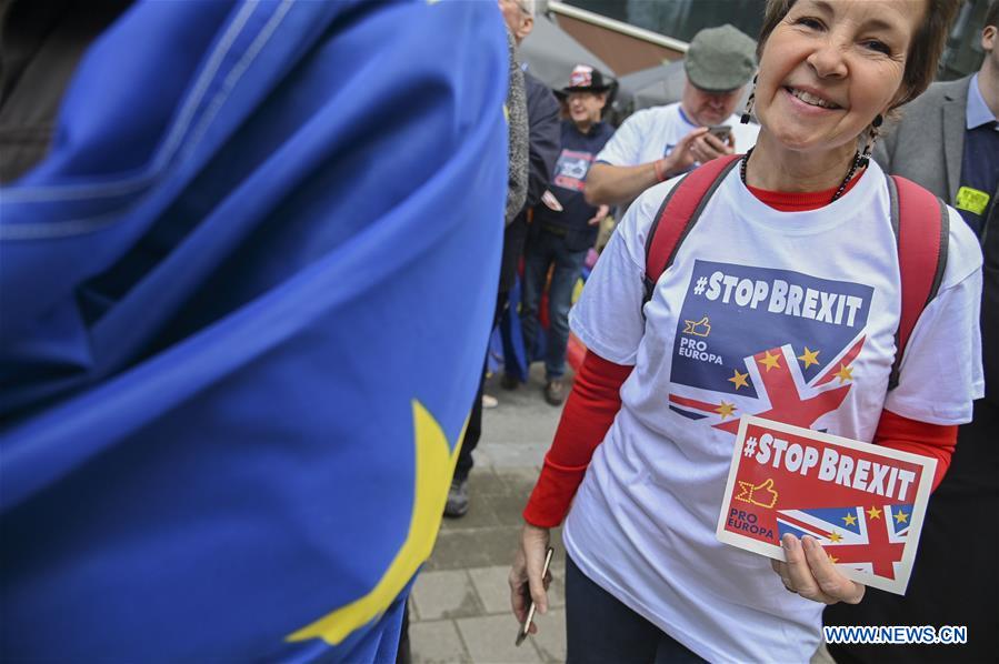 BELGIUM-BRUSSELS-BREXIT-DEMONSTRATION