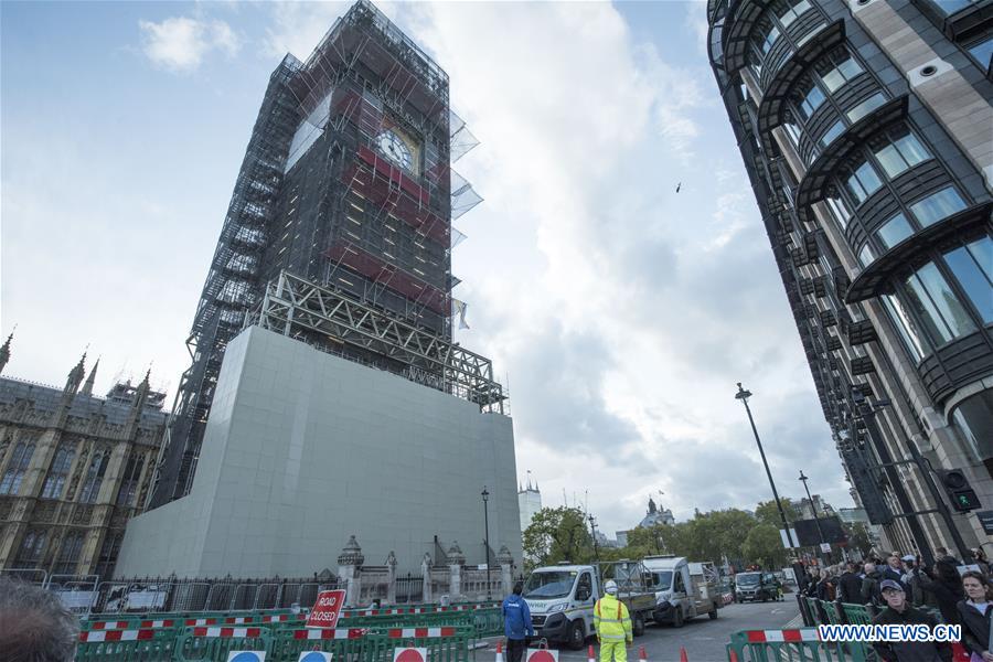BRITAIN-LONDON-EXTINCTION REBELLION-PROTEST-ELIZABETH TOWER