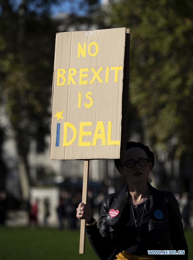 BRITAIN-LONDON-BREXIT DEAL